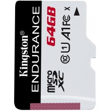 Kingston 64GB microSD Class10 A1 UHS-I FC High Endurance